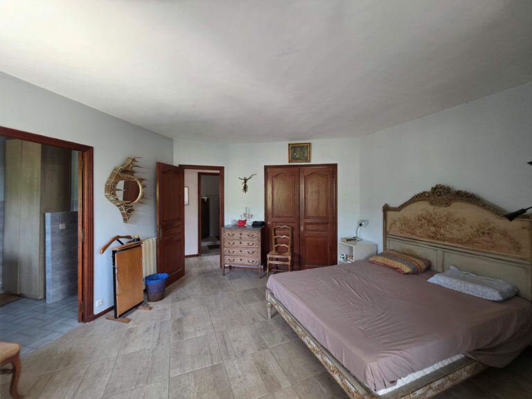 9a St Paul de Vence Villa 6 P Suite parentale vue bureau 768x576
